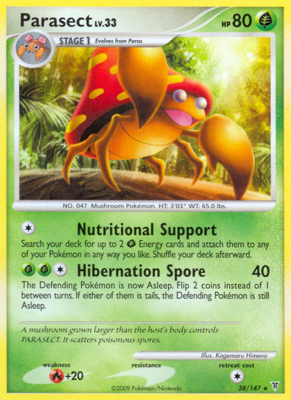 Parasect (38/147) [Platinum: Supreme Victors] Pokémon