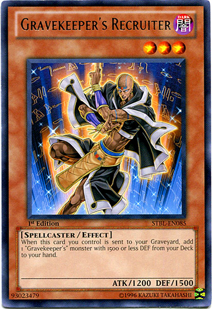Gravekeeper's Recruiter [STBL-EN085] Rare Yu-Gi-Oh!