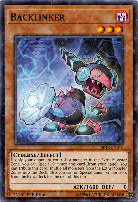 Backlinker [SP18-EN010] Starfoil Rare Yu-Gi-Oh!