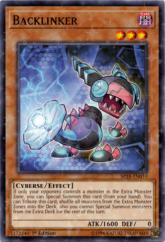 Backlinker [SP18-EN010] Starfoil Rare Yu-Gi-Oh!