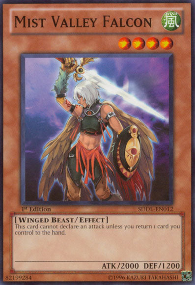 Mist Valley Falcon [SDDL-EN012] Common Yu-Gi-Oh!