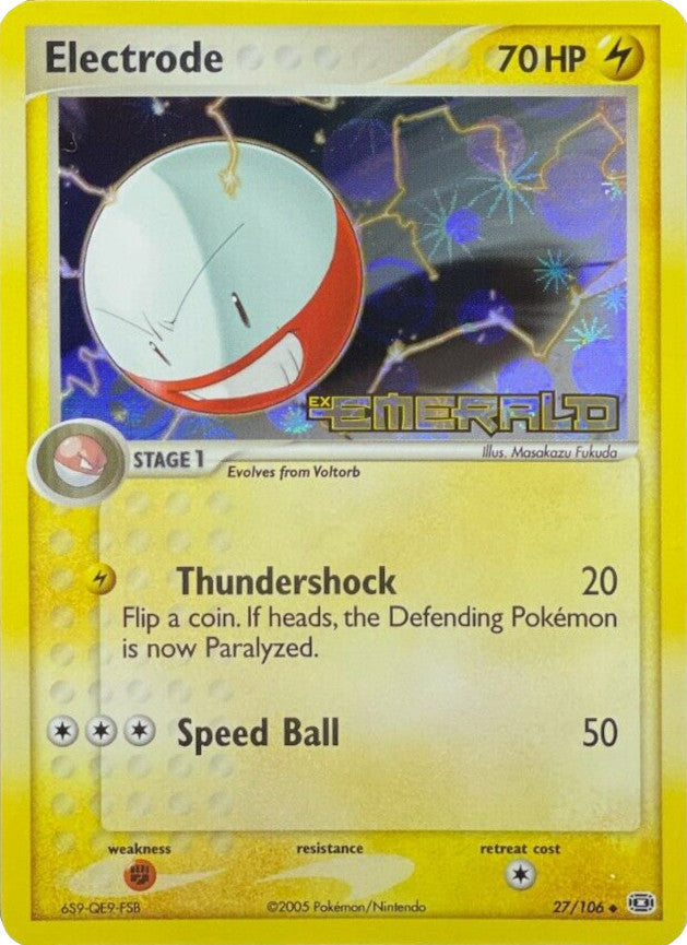 Electrode (27/106) (Stamped) [EX: Emerald] Pokémon