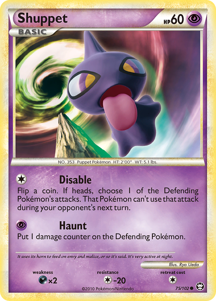 Shuppet (75/102) [HeartGold & SoulSilver: Triumphant] Pokémon