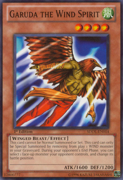 Garuda the Wind Spirit [SDDL-EN014] Common Yu-Gi-Oh!