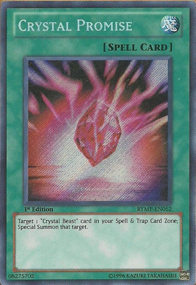 Crystal Promise [RYMP-EN052] Secret Rare Yu-Gi-Oh!
