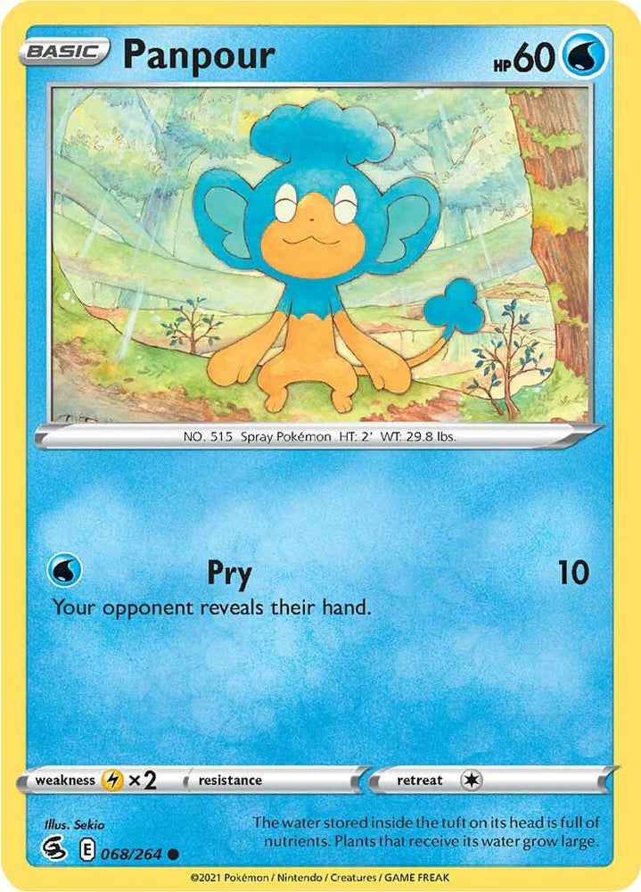 Panpour (068/264) [Sword & Shield: Fusion Strike] Pokémon