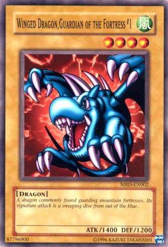 Winged Dragon, Guardian of the Fortress #1 [MRD-EN002] Common Yu-Gi-Oh!