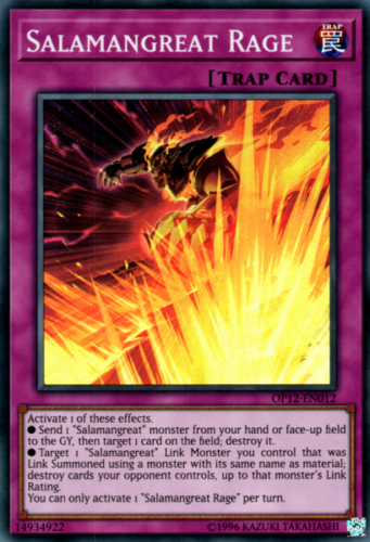 Salamangreat Rage [OP12-EN012] Super Rare Yu-Gi-Oh!