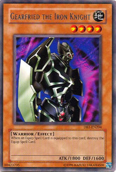 Gearfried the Iron Knight [DB1-EN204] Rare Yu-Gi-Oh!