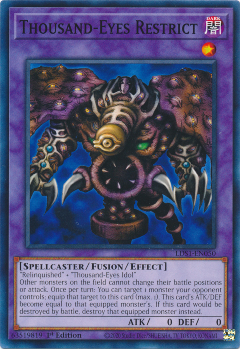 Thousand-Eyes Restrict [LDS1-EN050] Common Yu-Gi-Oh!