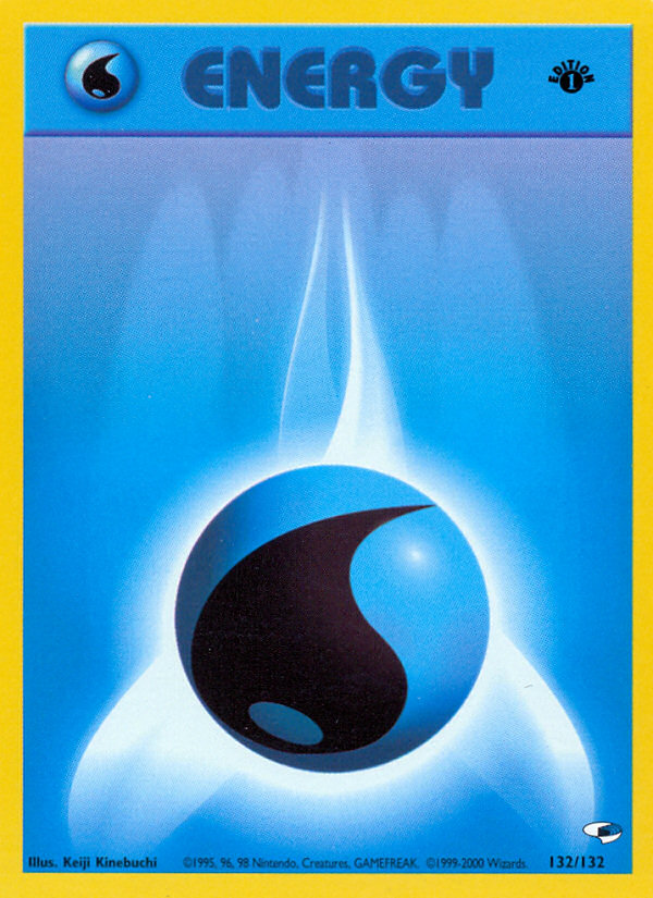 Water Energy (132/132) [Gym Heroes 1st Edition] Pokémon