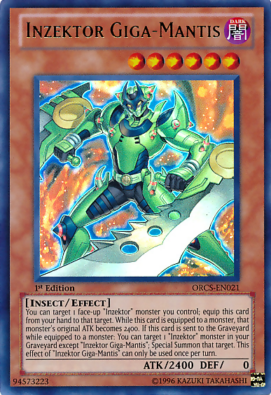 Inzektor Giga-Mantis [ORCS-EN021] Ultra Rare Yu-Gi-Oh!
