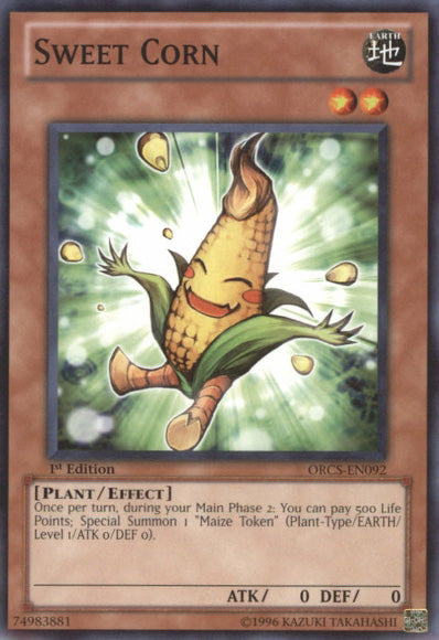Sweet Corn [ORCS-EN092] Common Yu-Gi-Oh!