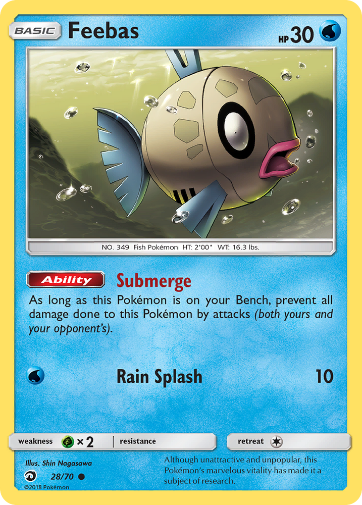Feebas (28/70) [Sun & Moon: Dragon Majesty] Pokémon