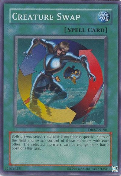 Creature Swap [DB2-EN190] Super Rare Yu-Gi-Oh!