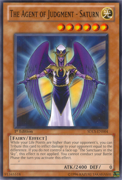 The Agent of Judgment - Saturn [SDLS-EN004] Common Yu-Gi-Oh!