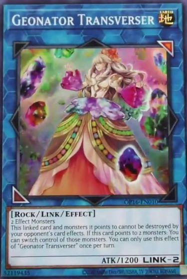 Geonator Transverser [OP16-EN010] Super Rare Yu-Gi-Oh!