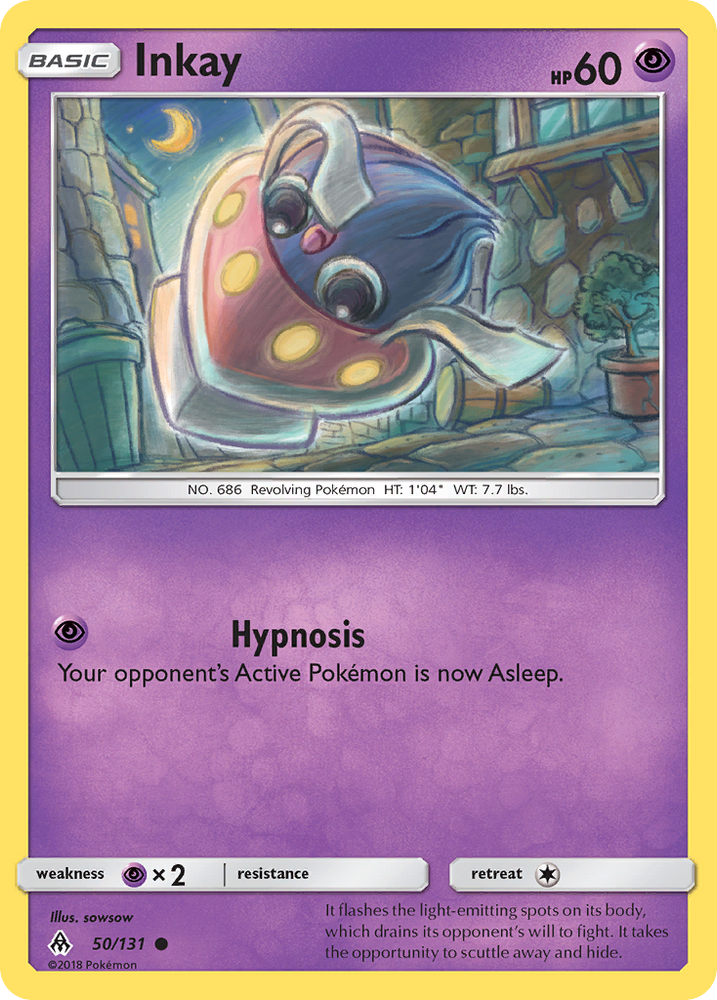 Inkay (50/131) [Sun & Moon: Forbidden Light] Pokémon