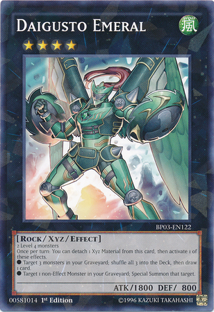 Daigusto Emeral [BP03-EN122] Shatterfoil Rare Yu-Gi-Oh!