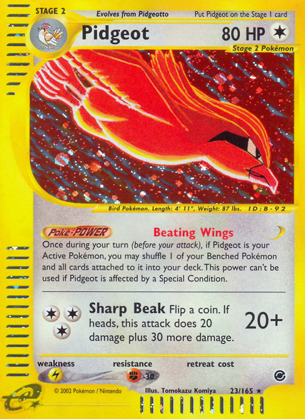 Pidgeot (23/165) [Expedition: Base Set] Pokémon