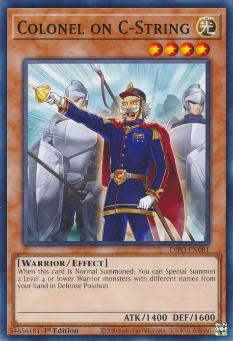 Colonel on C-String [DIFO-EN081] Common Yu-Gi-Oh!