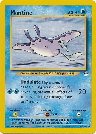 Mantine (64/111) [Neo Genesis Unlimited] Pokémon