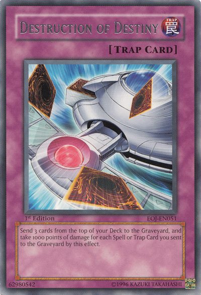 Destruction of Destiny [EOJ-EN051] Rare Yu-Gi-Oh!