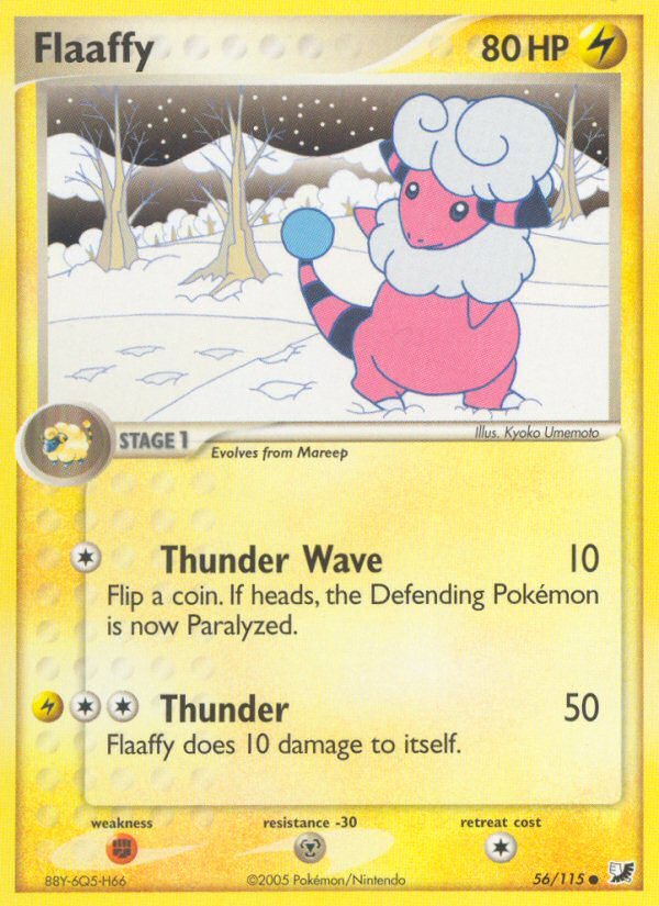 Flaaffy (56/115) [EX: Unseen Forces] Pokémon