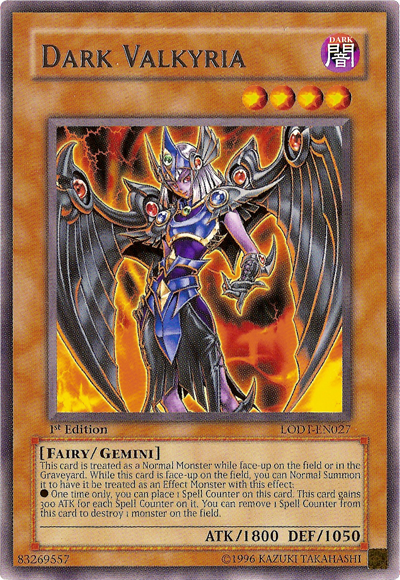 Dark Valkyria [LODT-EN027] Rare Yu-Gi-Oh!