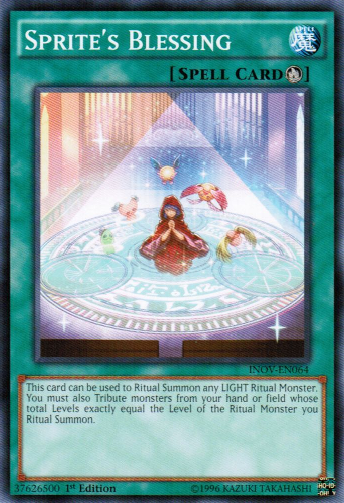 Sprite's Blessing [INOV-EN064] Common Yu-Gi-Oh!