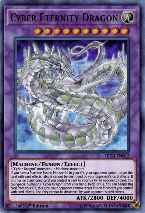 Cyber Eternity Dragon [LED3-EN012] Ultra Rare Yu-Gi-Oh!