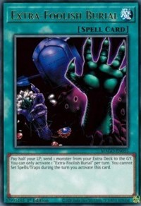 Extra-Foolish Burial [MAGO-EN055] Rare Yu-Gi-Oh!