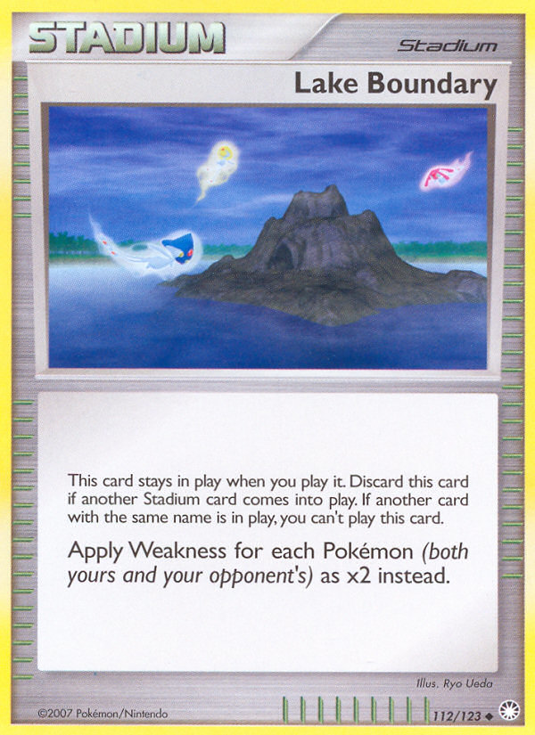 Lake Boundary (112/123) [Diamond & Pearl: Mysterious Treasures] Pokémon