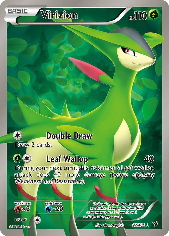 Virizion (97/101) [Black & White: Noble Victories] Pokémon