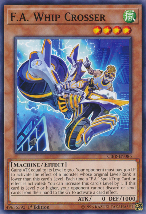 F.A. Whip Crosser [CIBR-EN086] Common Yu-Gi-Oh!