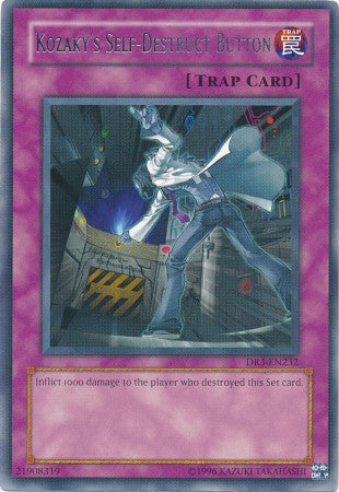 Kozaky's Self-Destruct Button [DR3-EN232] Rare Yu-Gi-Oh!