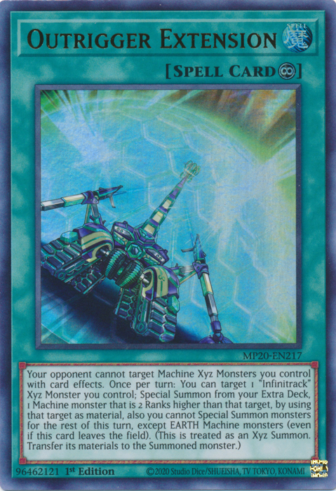 Outrigger Extension [MP20-EN217] Ultra Rare Yu-Gi-Oh!