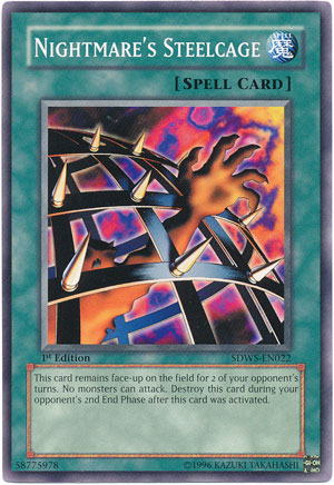 Nightmare's Steelcage [SDWS-EN022] Common Yu-Gi-Oh!