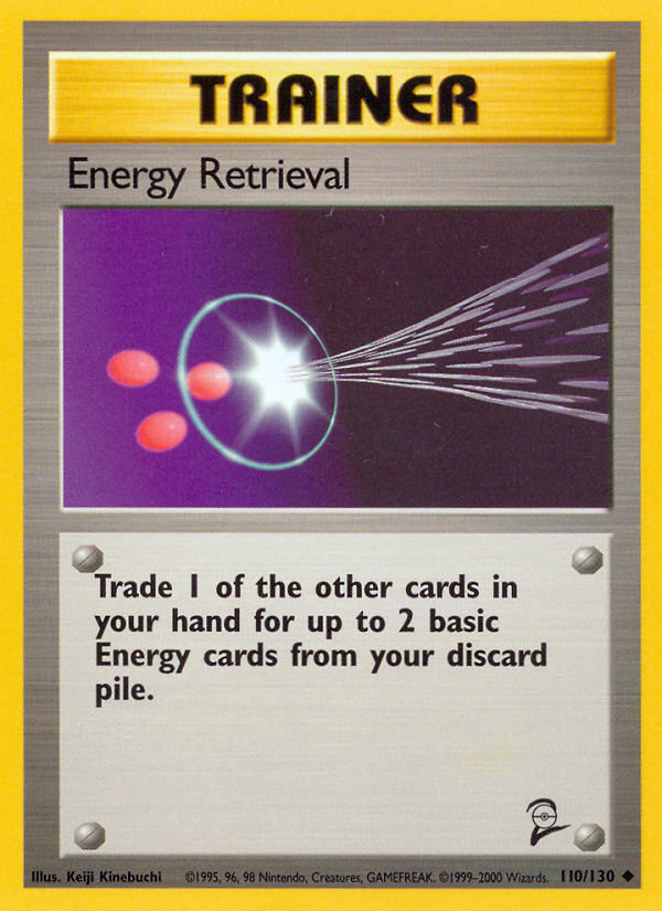 Energy Retrieval (110/130) [Base Set 2] Pokémon
