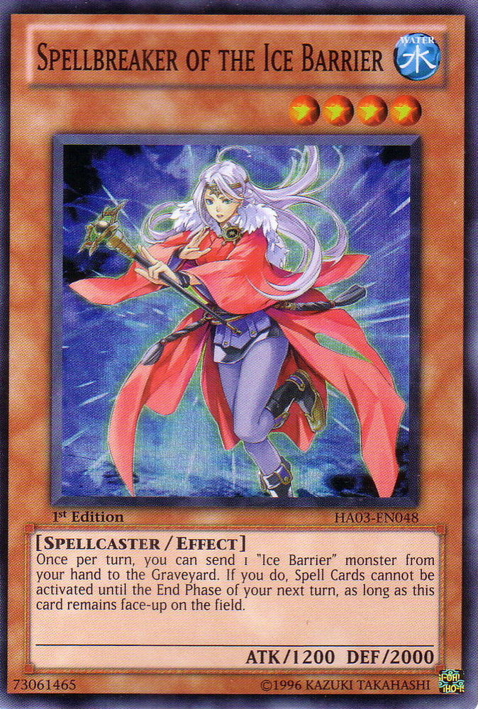 Spellbreaker of the Ice Barrier [HA03-EN048] Super Rare Yu-Gi-Oh!