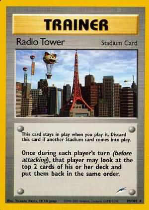 Radio Tower (95/105) [Neo Destiny Unlimited] Pokémon