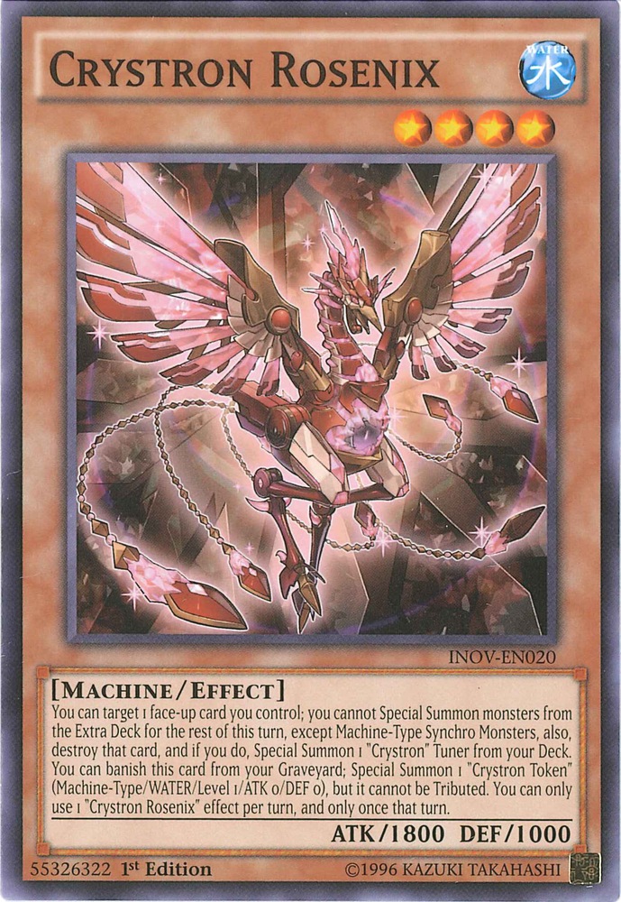 Crystron Rosenix [INOV-EN020] Common Yu-Gi-Oh!