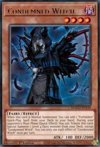 Condemned Witch [MAGO-EN129] Rare Yu-Gi-Oh!