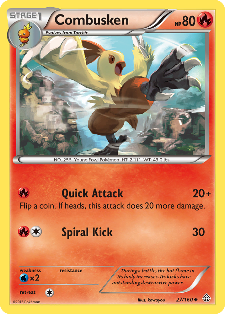 Combusken (27/160) [XY: Primal Clash] Pokémon