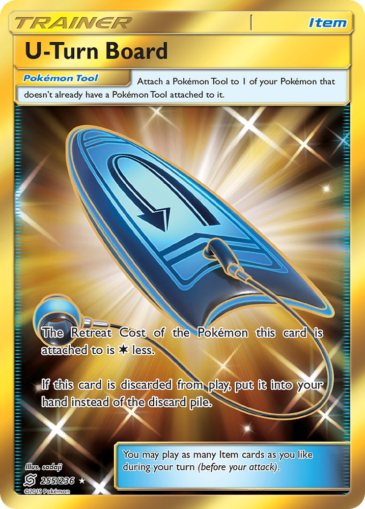 U-Turn Board (255/236) [Sun & Moon: Unified Minds] Pokémon