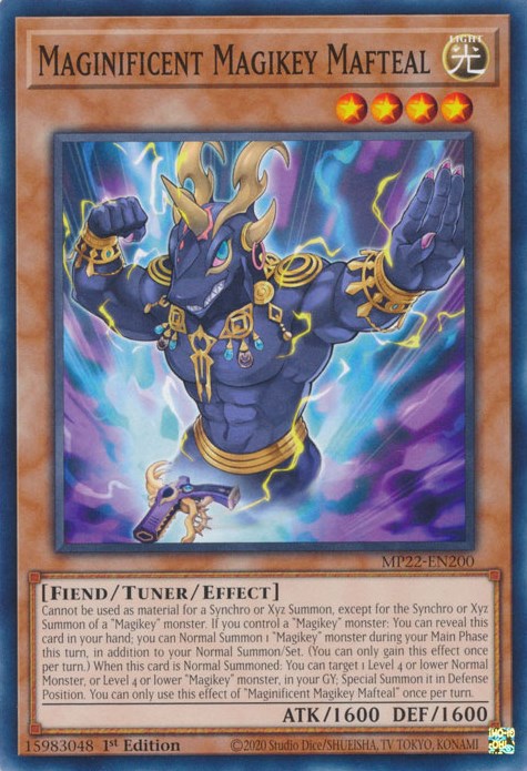 Maginificent Magikey Mafteal [MP22-EN200] Common Yu-Gi-Oh!