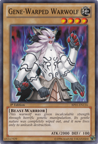 Gene-Warped Warwolf [BP01-EN116] Common Yu-Gi-Oh!