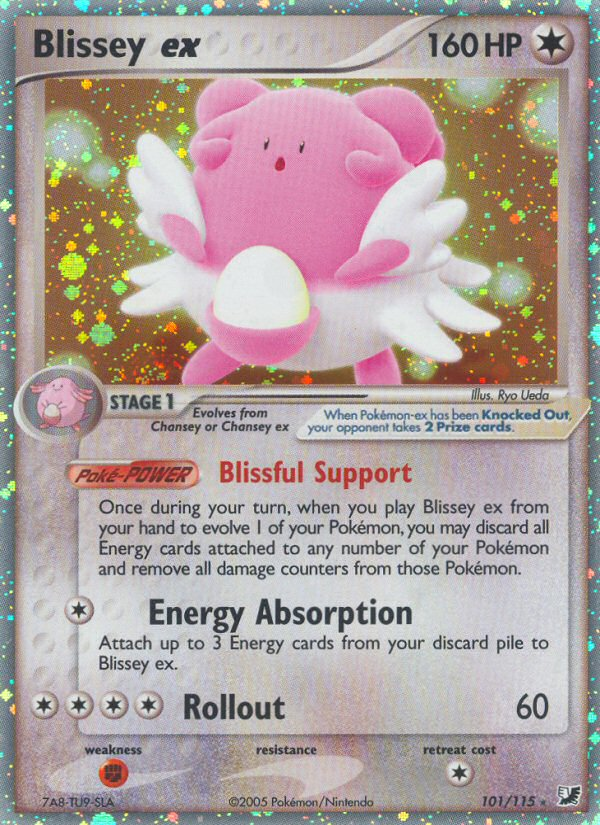 Blissey ex (101/115) [EX: Unseen Forces] Pokémon
