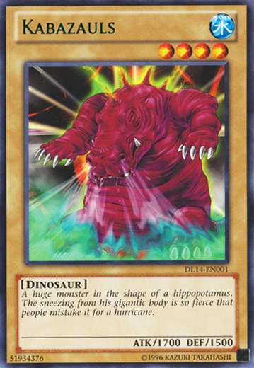 Kabazauls (Green) [DL14-EN001] Rare Yu-Gi-Oh!