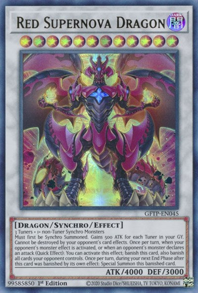 Red Supernova Dragon [GFTP-EN045] Ultra Rare Yu-Gi-Oh!